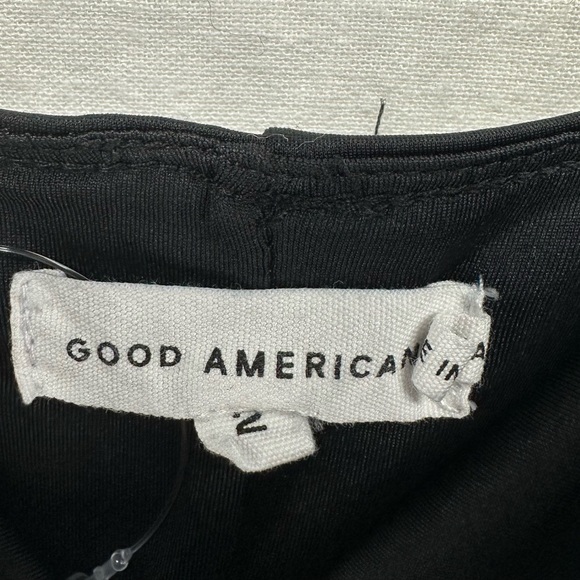 Good American Women's Scuba Modern Tank Maxi Dress Black Size 2 Medium - Picture 3 of 9